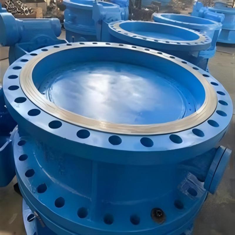Three eccentric flange butterfly valve, flange butterfly valve
