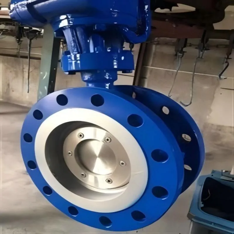 Worm gear flange three eccentric butterfly valve, flange three eccentric butterfly valve, three eccentric butterfly valve