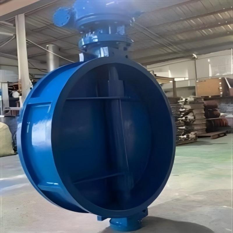 Worm gear carbon steel wafer-type three eccentric butterfly valve, wafer-type three eccentric butterfly valve, three eccentric butterfly valve, butterfly valve