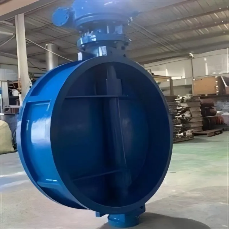 Worm gear carbon steel wafer-type three eccentric butterfly valve, wafer-type three eccentric butterfly valve, three eccentric butterfly valve, butterfly valve