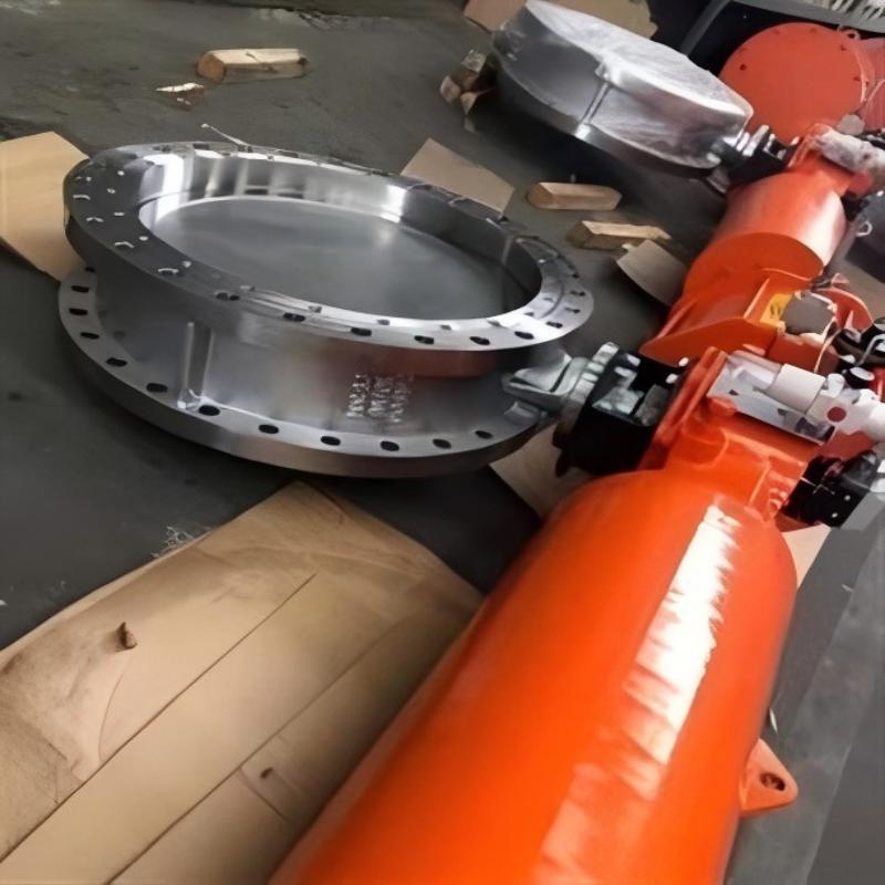 Pneumatic stainless steel hard seal butterfly valve, stainless steel hard seal butterfly valve, hard seal butterfly valve