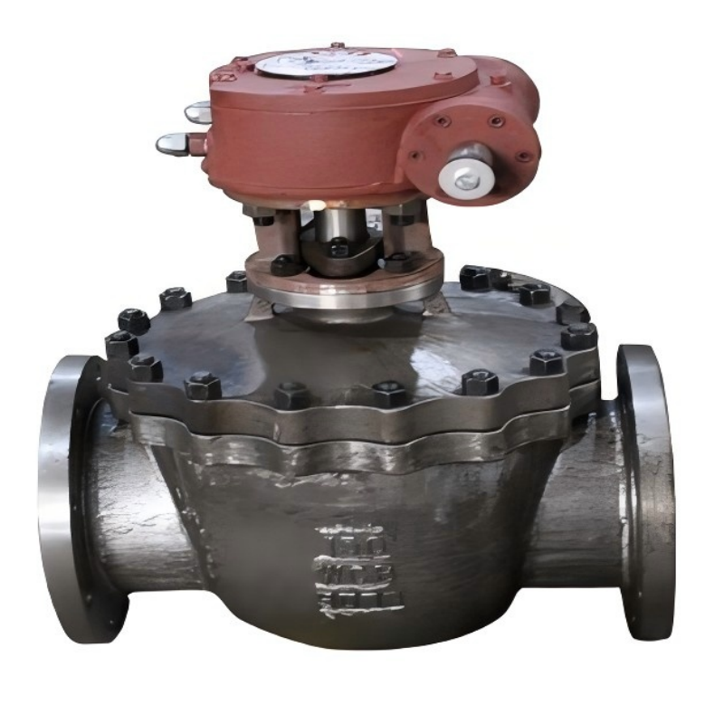 Top-mounted inclined ball valve, inclined ball valve, top-mounted ball valve