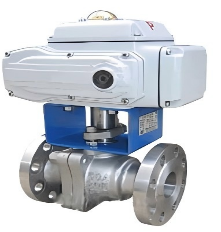 Floating soft seal electric ball valve, electric ball valve