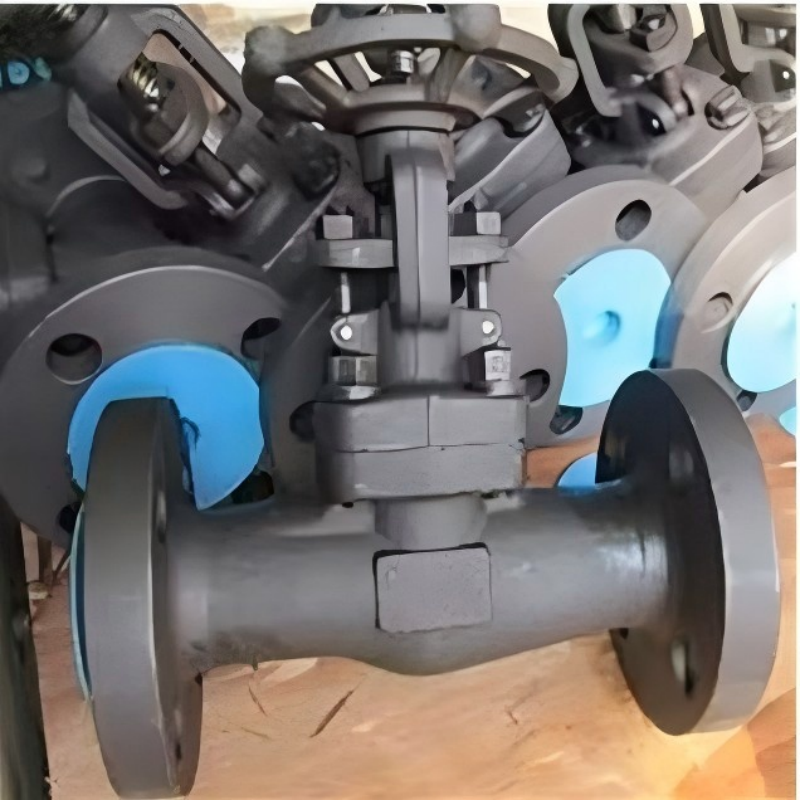 Forged steel high temperature and high pressure power station cut-off valve, forged steel cut-off valve