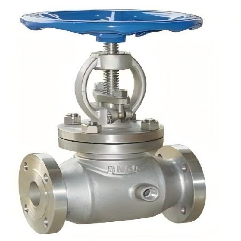 Straight-through insulation cut-off valve, straight-through cut-off valve