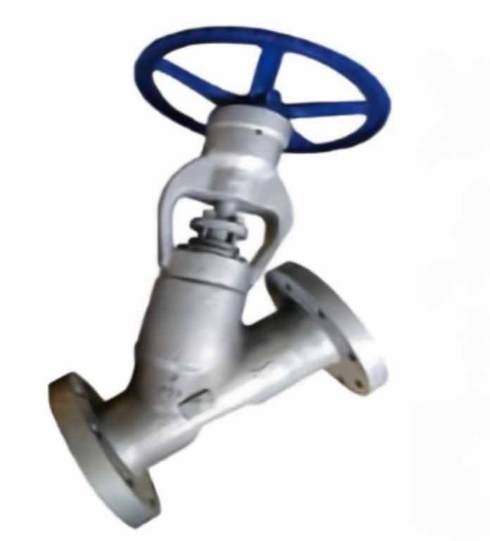 High pressure flanged Y type globe valve, flanged Y type globe valve, high pressure globe valve