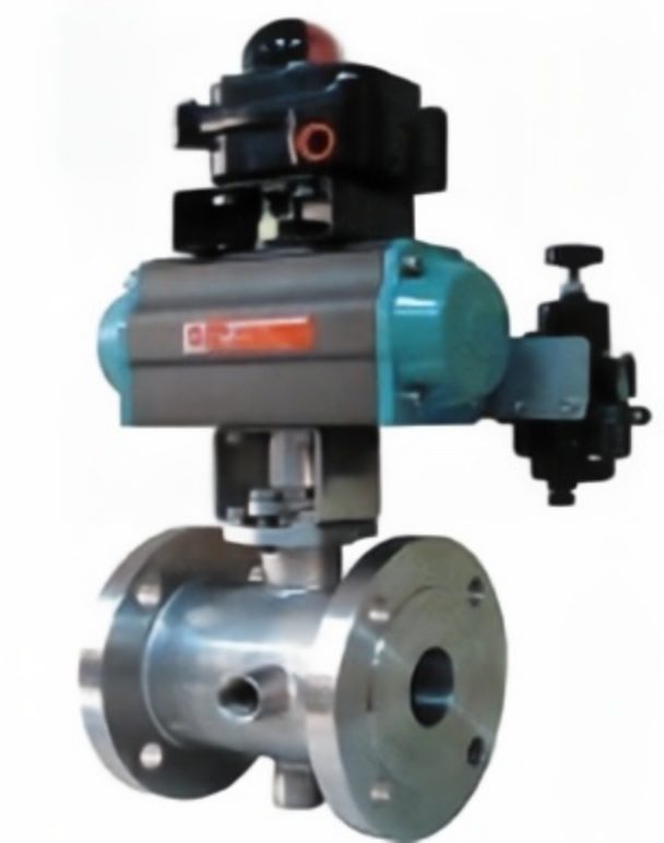 Pneumatic insulated stainless steel ball valve, stainless steel ball valve, pneumatic ball valve