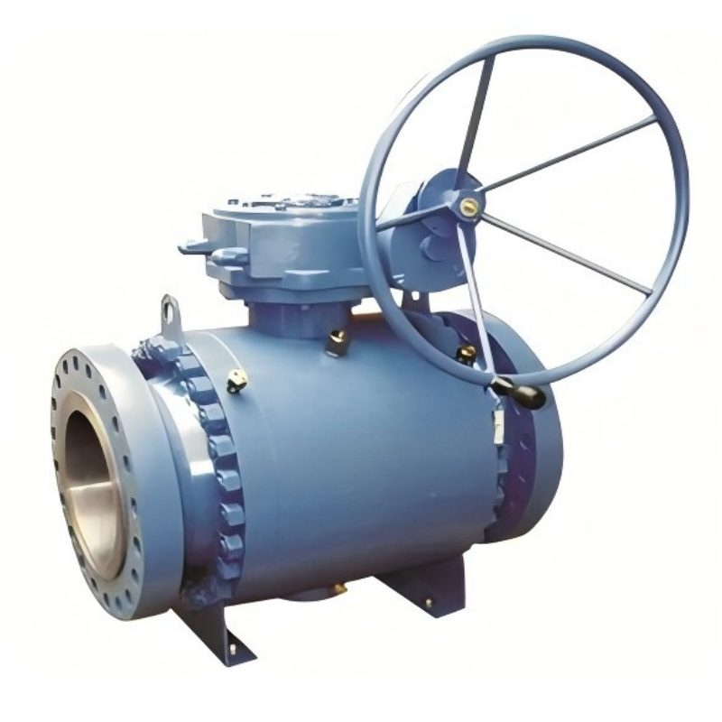 Turbine fixed ball valve, fixed ball valve, turbine ball valve