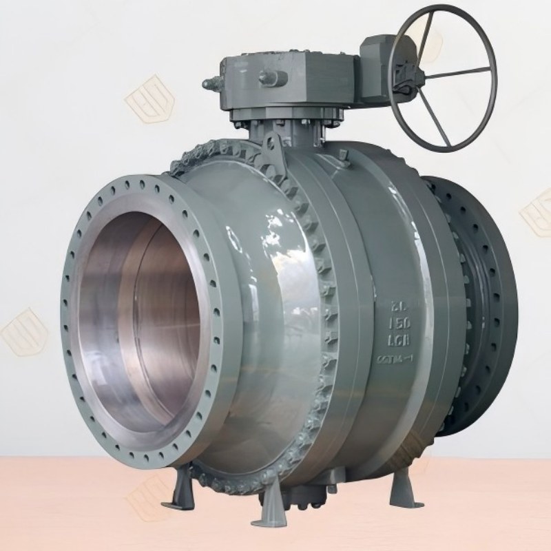 Cast steel fixed ball valve, fixed ball valve