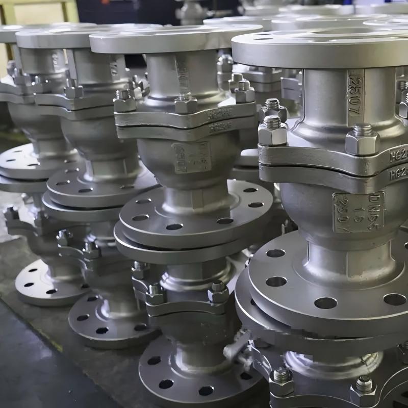 Super duplex steel S32750 A995 5A 2507 floating ball valve