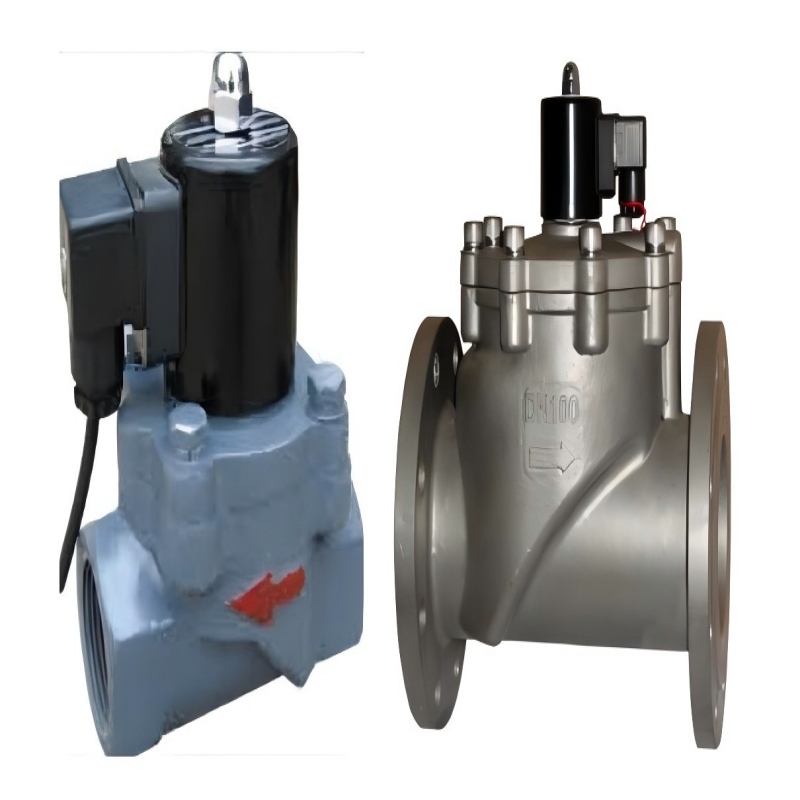 Water, gas, and oil electric valves, electromagnetic valves